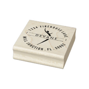 Tribal Dance Goddess Return Address Stamp