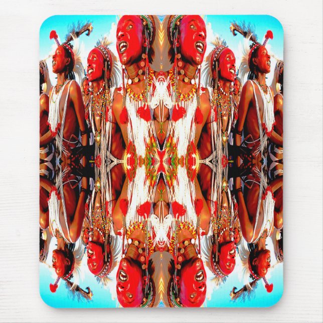 Tribal Dance Mouse Pad (Front)