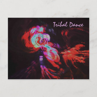 TRIBAL DANCE POSTCARD