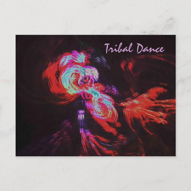 TRIBAL DANCE POSTCARD (Front)