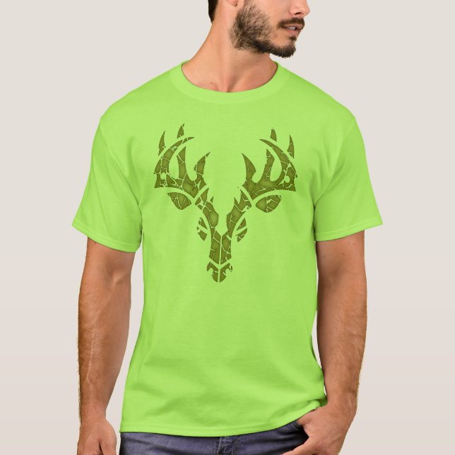 Tribal Deer (camo) T-Shirt (Front)