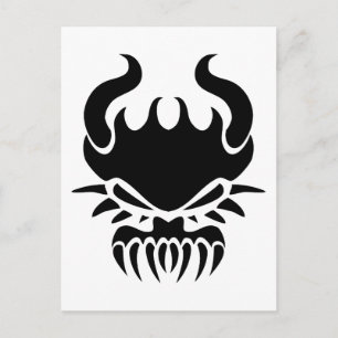 Tribal Demon Postcard