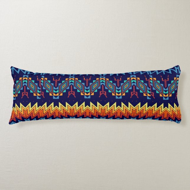 Tribal design abstract design body cushion (Front)