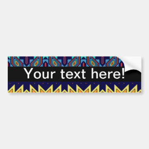 Tribal design abstract design bumper sticker