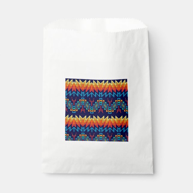 Tribal design abstract design favour bags (Front)