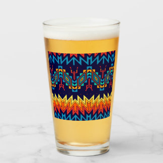 Tribal design abstract design glass