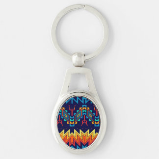 Tribal design abstract design key ring