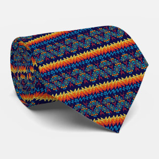 Tribal design abstract design tie