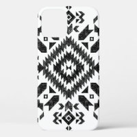 Tribal Design: Black White Hand-Drawn