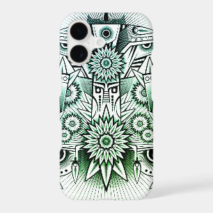 Tribal Design Green Tint
