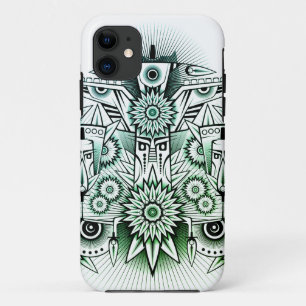 Tribal Design Green Tint Case-Mate iPhone Case