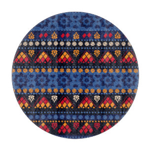 Tribal Design: Multifunctional Seamless Pattern. Cutting Board