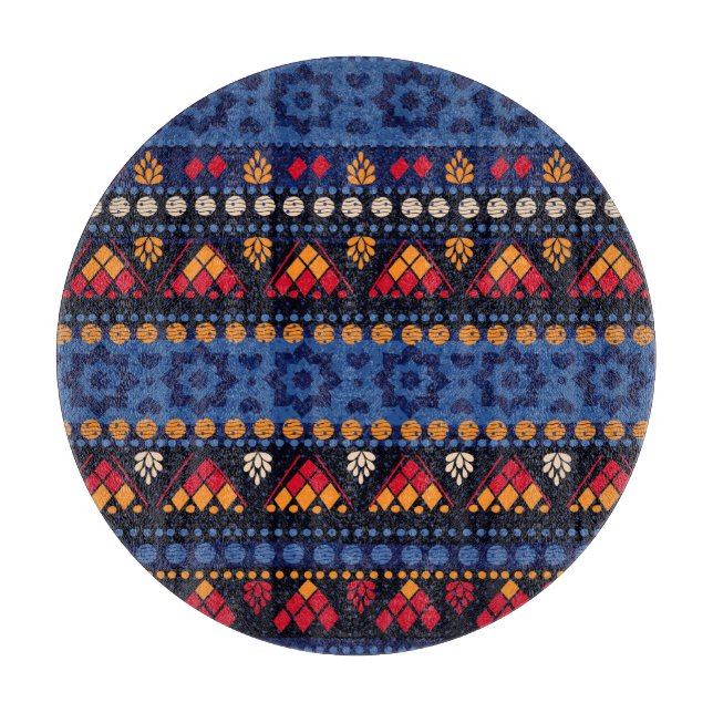 Tribal Design: Multifunctional Seamless Pattern. Cutting Board (Front)
