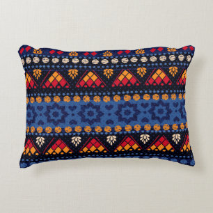Tribal Design: Multifunctional Seamless Pattern. Decorative Cushion