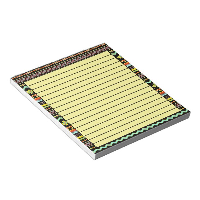 Tribal design notepad (Angled)