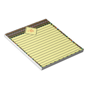 Tribal design notepad