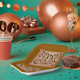 Tribal Design  Paper Plate