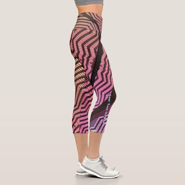 Tribal Divisions Capri Leggings (Right)
