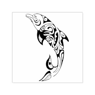Tribal Dolphin Self-inking Stamp