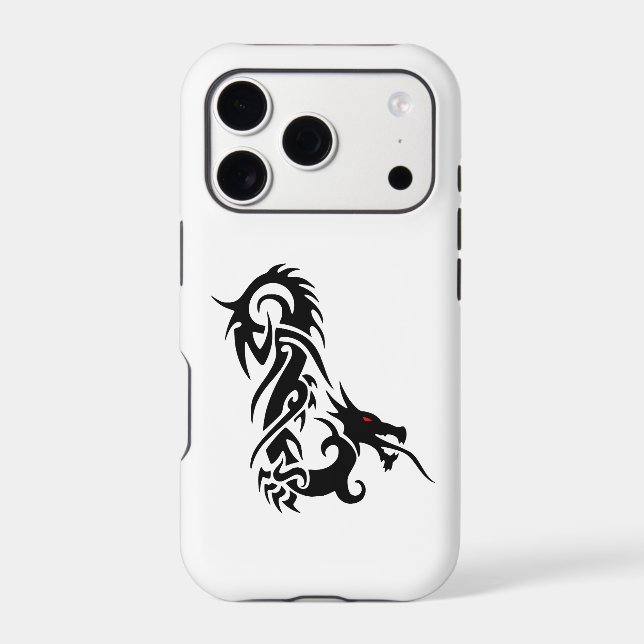 Tribal Dragon iPhone 17 Pro Case (Back)