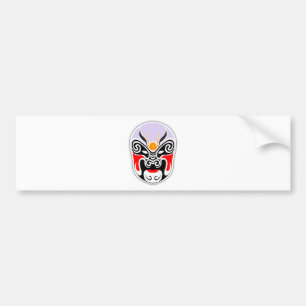 Tribal Dragon Mask Bumper Sticker