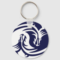 Tribal Dragons Yin Yang (Customisable)