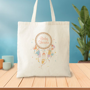 Tribal Dreamcatcher Boho Baby Shower 2 Tote Bag