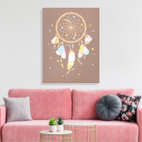 Tribal Dreamcatcher Boho Brown
