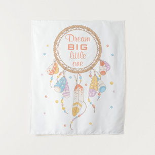 Tribal Dreamcatcher Boho Quote Tapestry