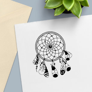 Tribal Dreamcatcher Boho Self-inking Stamp