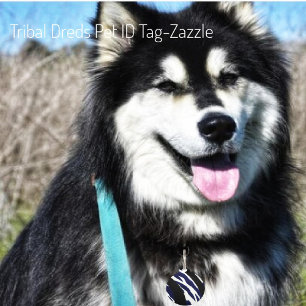 Tribal Dreds Pet Tag
