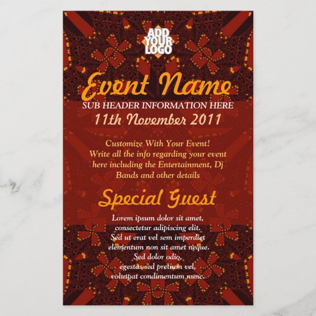 Tribal Earth Event Flyer (Front)