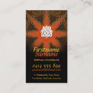 Tribal Earth Star New Age Art Business Cards