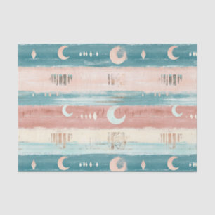 Tribal Earth Tone Celestial Stripe - Astrology Tissue Paper