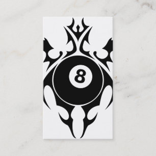 tribal eightball business card