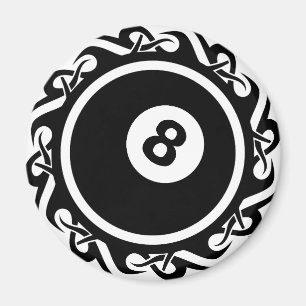 tribal eightball magnet