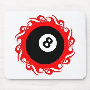 tribal eightball mouse pad