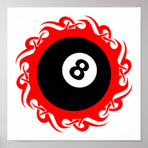 tribal eightball poster