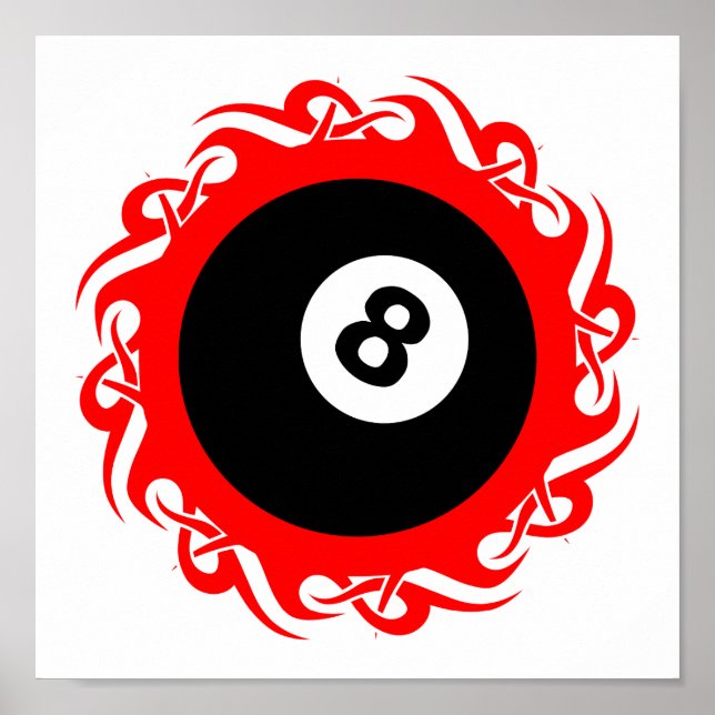 tribal eightball poster (Front)