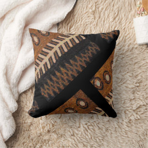 Tribal Elegance • Modern Living Afrocentric Throw Cushion
