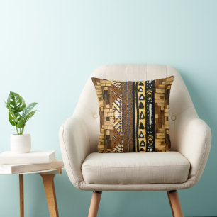 Tribal Elegance: Woven Symbolism Cushion