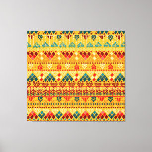Tribal elements, versatile seamless pattern. canvas print