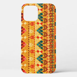 Tribal elements, versatile seamless pattern. iPhone 12 case
