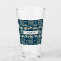 Tribal Elephant & Trees Personalised