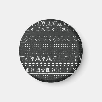 Tribal ethnic: black white pattern. magnet