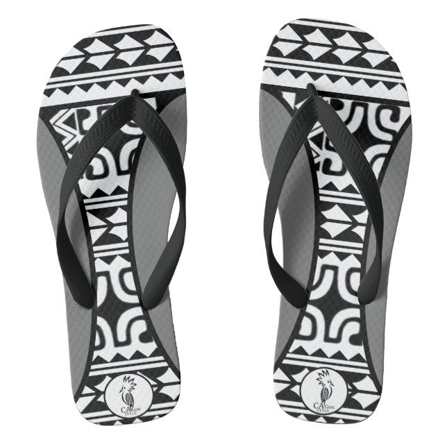 Tribal Ethnic Flip Pair Jandals (Footbed)