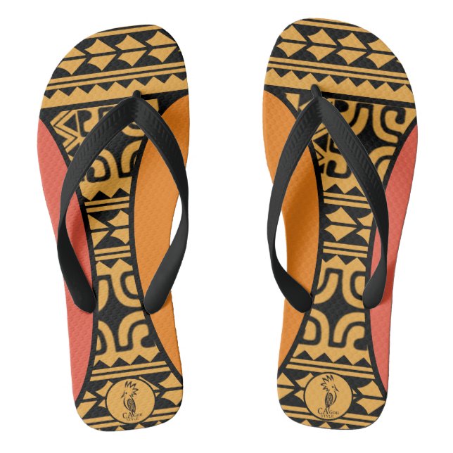 Tribal Ethnic Flip Pair Jandals (Footbed)