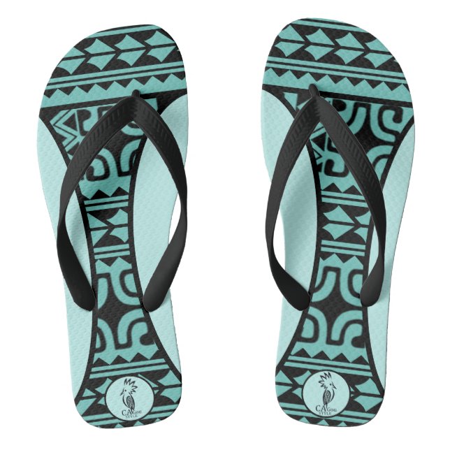 Tribal Ethnic Flip Pair Jandals (Footbed)