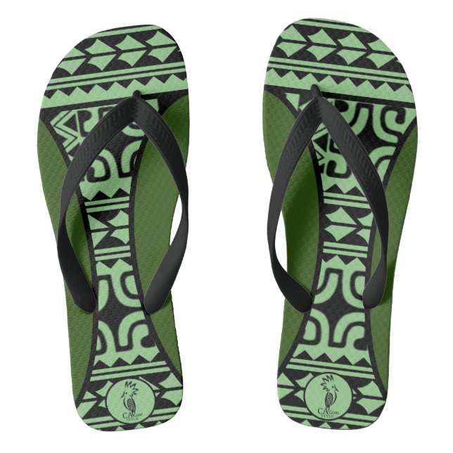 Tribal Ethnic Flip Pair Jandals (Footbed)