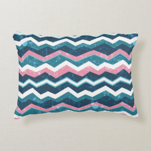 Tribal ethnic hand drawn seamless pattern decorative cushion